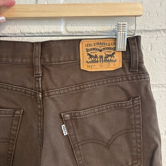 Levi’s 513 jeans in brown - Picture 3 of 4